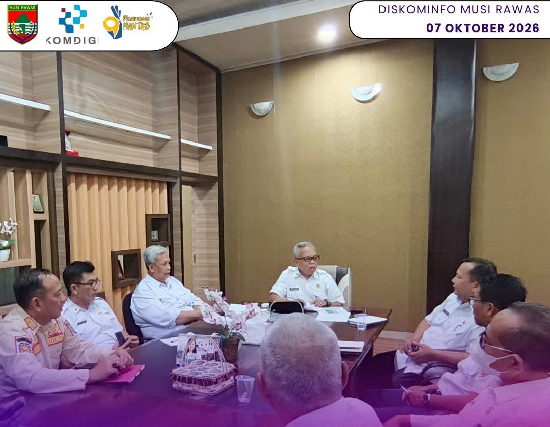 Sekda Musi Rawas Pimpin Rapat Antisipasi Dampak Asap Karhutla