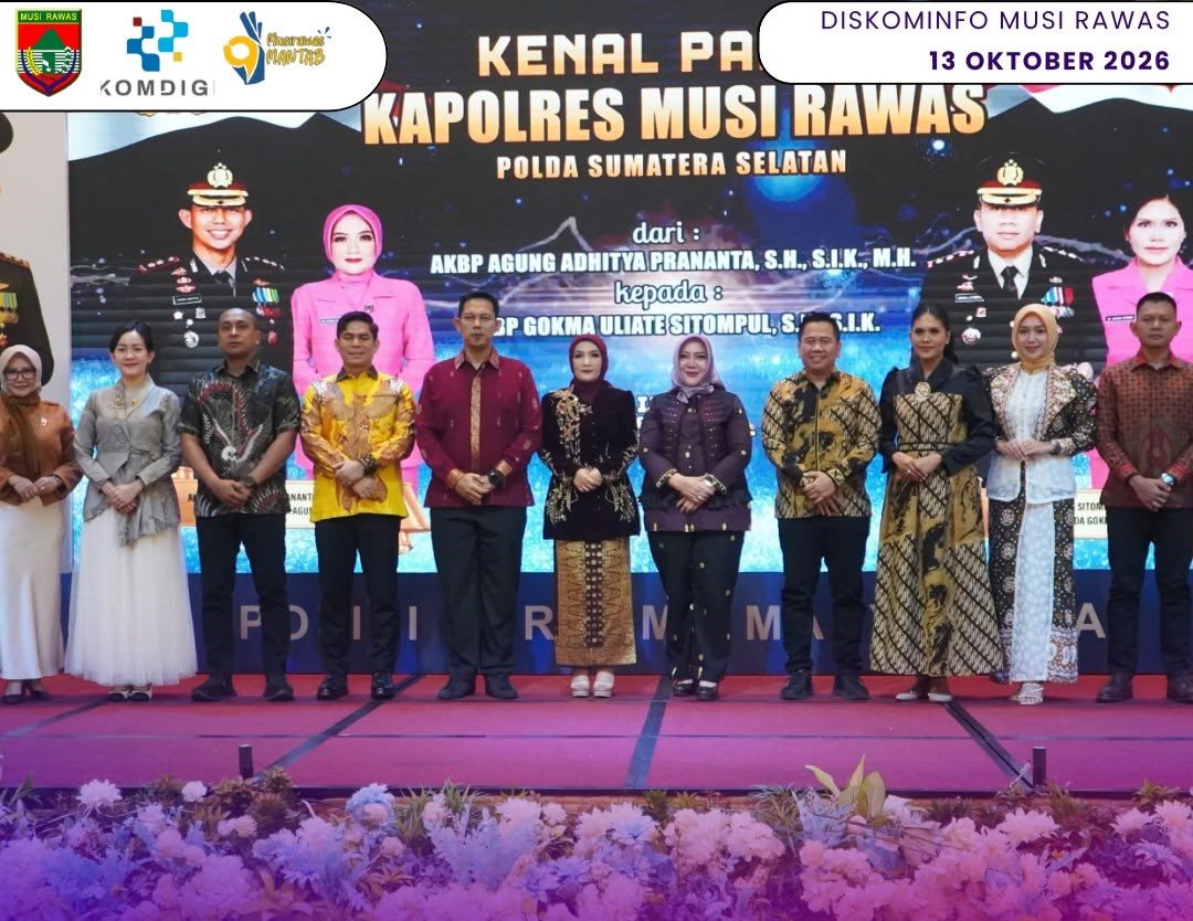 Bupati Musi Rawas Hadiri Malam Kanal Pamit Kapolres Musi Rawas